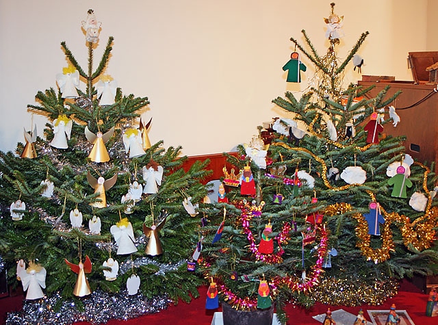 Christmas trees as part of the festival