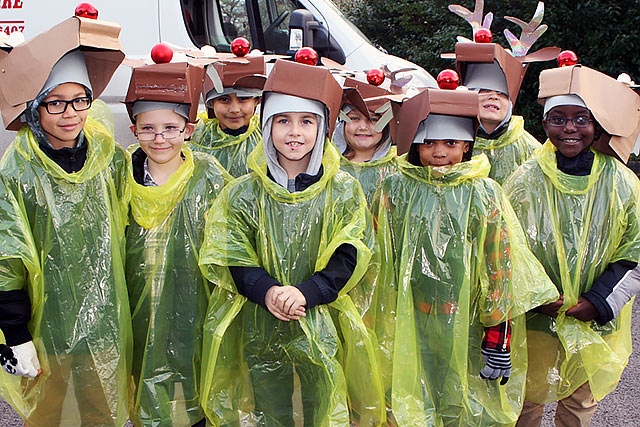 St John's Primary School Children <br />Father Christmas and his Reindeer Parade