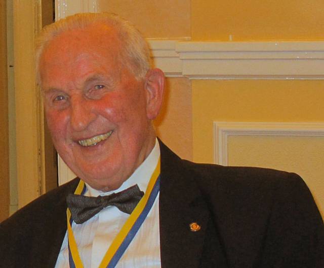 96-year-old Stan Fielding who read the Charter
