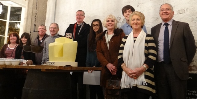 The Rochdale Pioneers Museum volunteer team with Mervyn Wilson