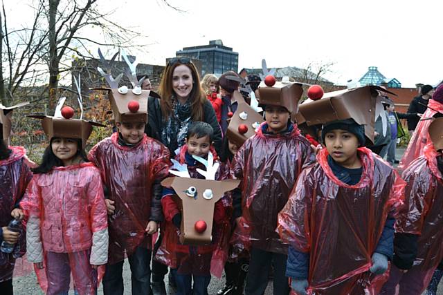 Hamer Community Primary School at the Reindeer Parade