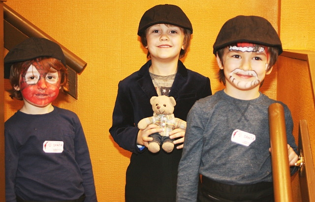 Maurice, Milton and Jonah at the opening of the Deli.