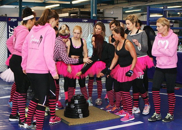 Southern Team Miss Galaxy Universe competitors at the Full Contact Performance Centre