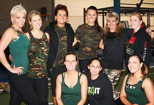 Northern Team Miss Galaxy Universe competitors at the Full Contact Performance Centre