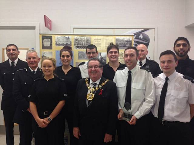 Rochdale Specials with Mayor Peter Rush, Chief Constable of GMP Sir Peter Fahy and Inspector Umer Khan of Rochdale Police