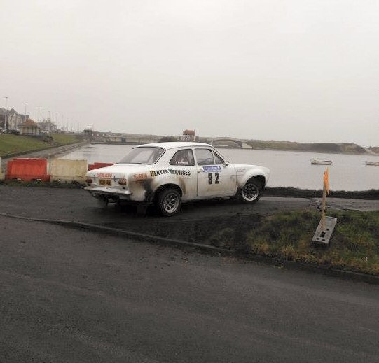 Philip and Robert Mills were the next away, in their MK1 Ford Escort