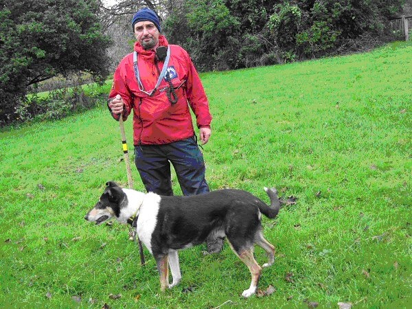 Steve and Finn from the Rossendale and Pendle Mountain Rescue Team