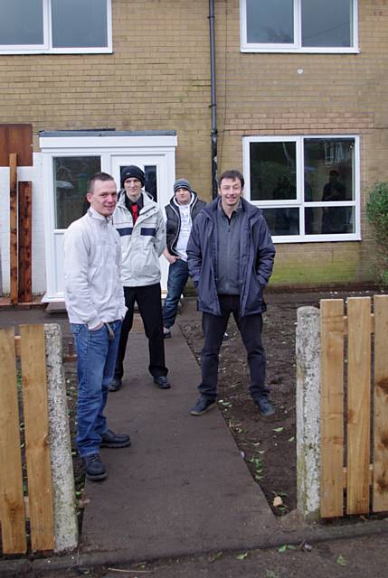 An empty home brought back into use through work carried out by local trainees