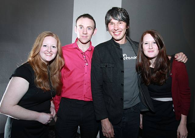 Professor Brian Cox lectures Rochdale students