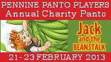 Pennine Panto Players present their annual charity pantomime, Jack and the Beanstalk