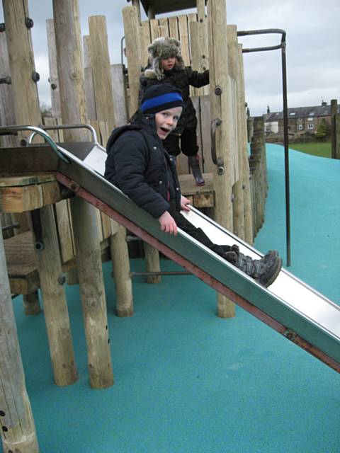 Payton having fun at Ribchester Park