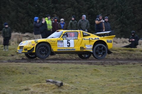 The military ranges of Eypnt, in the Brecon Beacons, played host to Joe Cruttenden’s fourth rally