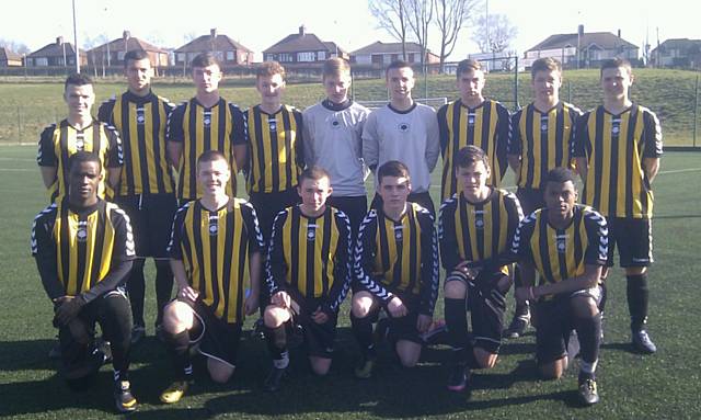 Hopwood Hall College’s Football Academy team 