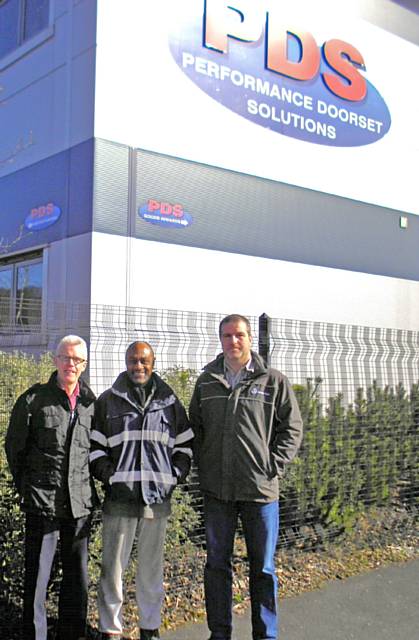 Paul Goggins, Sales Director, Dexter May and Tim Fairley, Managing Director, Performance Doorset Solutions