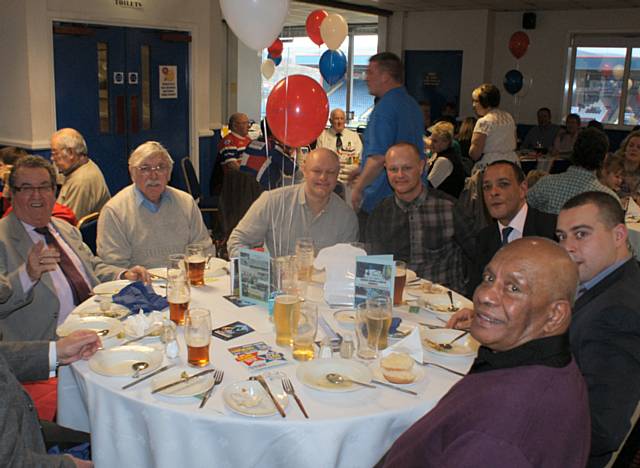 Ex Players at the 'Hornets, Fijians and a Girl at Wembley' Heritage Project pre match dinner