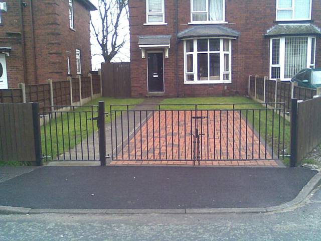 A garden on Further Pits following the improvements