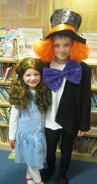 Fern as Dorothy and Charley as The Mad Hatter 1st PRIZE WII