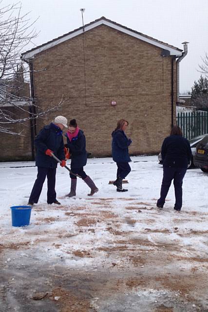 During the severe winter weather the Out of Hours Nursing Team worked to provide care overnight and every request was responded to. The teams had to walk to many visits, due to roads being inaccessible