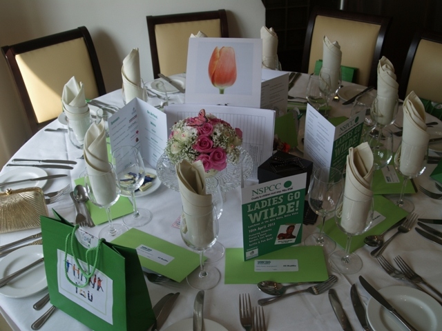 NSPCC Event Go Wilde lunch