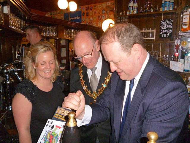 The Baum, Award Winning Best Pub in England where The Mayor, The Deputy Speaker and Rochdale’s MP pulled pints behind the bar