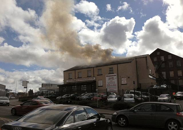 Fire on Molesworth Street