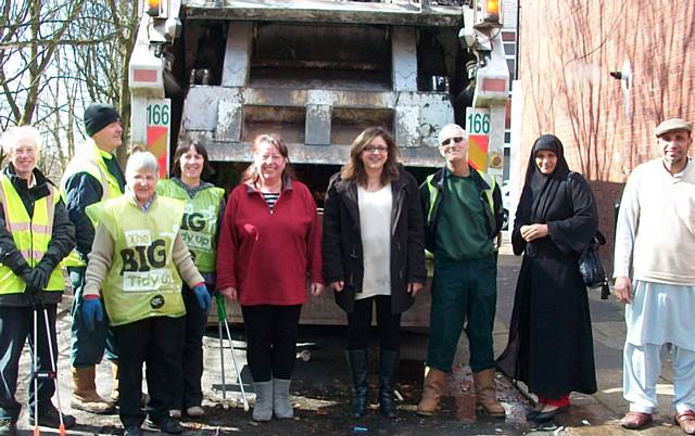 Rochdale Environmental Action Group, staff of the Environmental Management, Councillors Terry Linden, Mohammad Zaman and residents