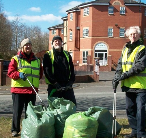 The Rochdale Environmental Action Group has now set up small teams of two and three who go in different areas