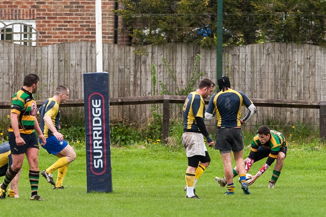 Littleborough RUFC 14 - 5 St Edwards Old Boys<br \>
Adam Wayne scores Littleborough's first try