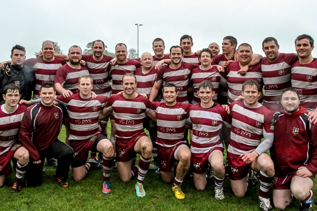 Rochdale RUFC 19-16 Broughton Park<br />The winning Rochdale RUFC team