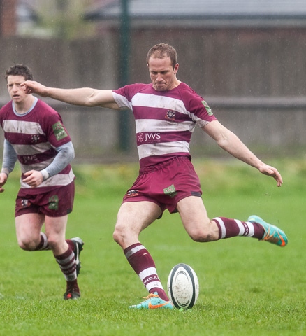 Rochdale RUFC 19-16 Broughton Park<br />Richard West converts