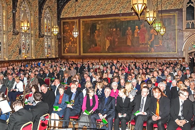 Mayor Making Ceremony 2013<br />The Great Hall packed with guests