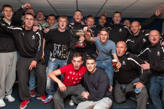 Rochdale Online Alliance League President's Cup Final<br />Winners Woodbank FC