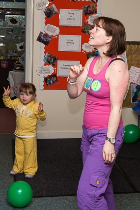 Fisherfield Farm Zumbathon dance 'teacher'