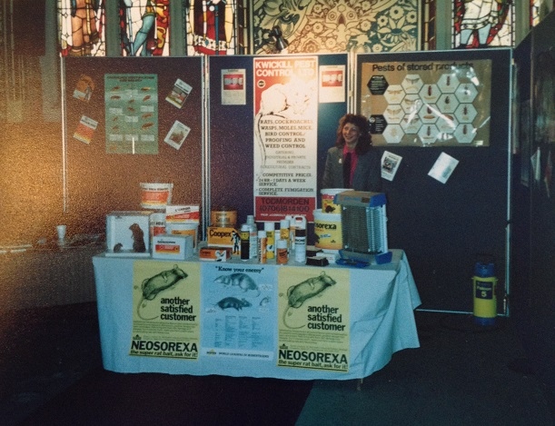 Janet Dixon and her company Kwickill had a  1988 Rochdale Trade Fair