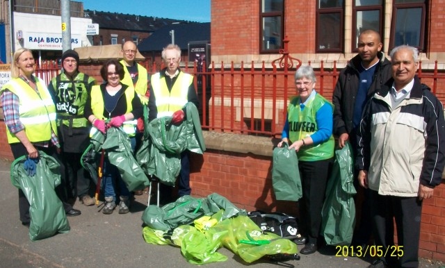 Members of the Rochdale Environmental Action Group (REAG) in the Milkstone Road area