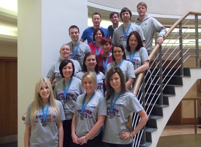 Some of the Zen employees who took part in the Great Manchester Run last weekend