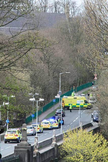 A three-year-old boy is in a critical condition following a collision on Wednesday 1 May 2013, on Queens Park Road, Heywood