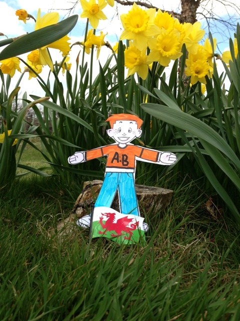 Abbey's Flat Stanley went to Wales