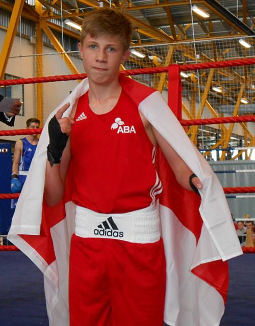 Sam Pemberton, National Schoolboy Champion at 46kg 