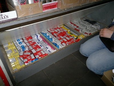 Illicit cigarettes seized