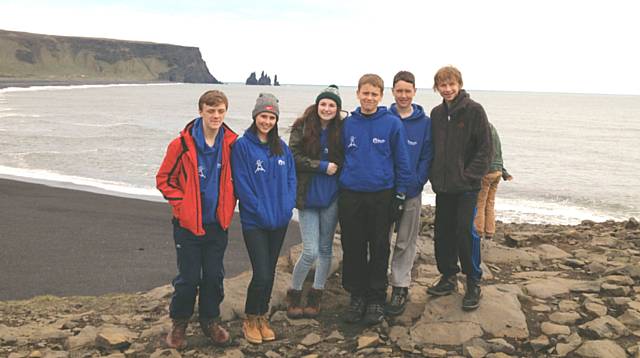 Wardle High School visit Iceland 