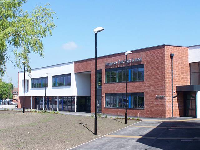 Exterior of the new Kingsway Park High School building 