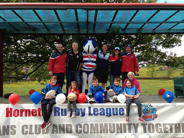 Rochdale Hornets Rugby League at Norden Carnival