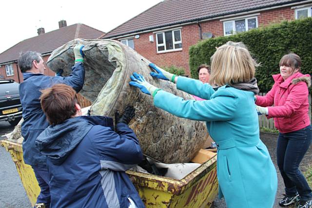 RBH employees help out at a previous clean-up day 