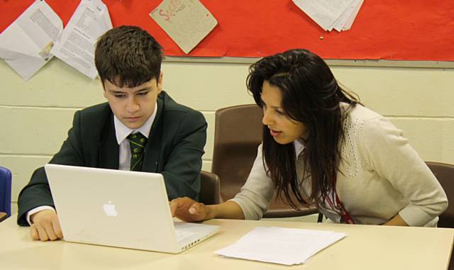 Helen Walsh, a famous author who is currently the Young Person's Literature Champion for Rochdale