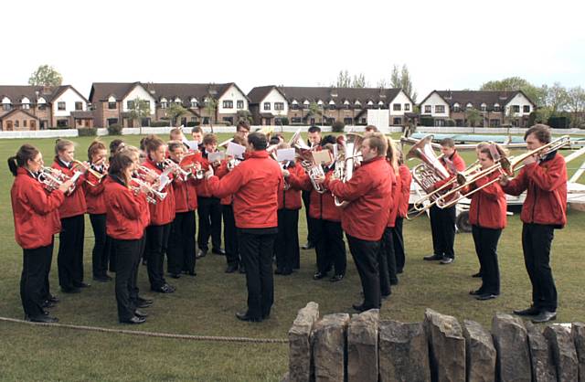 Wardle Youth Band participate in the annual Whit Friday Brass Band contests