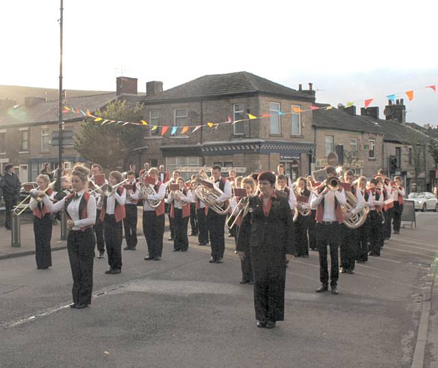 Wardle Youth Band participate in the annual Whit Friday Brass Band contests