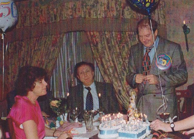 Jimmy Cricket's 50th birthday celebration with Ken Dodd, almost 18 years ago