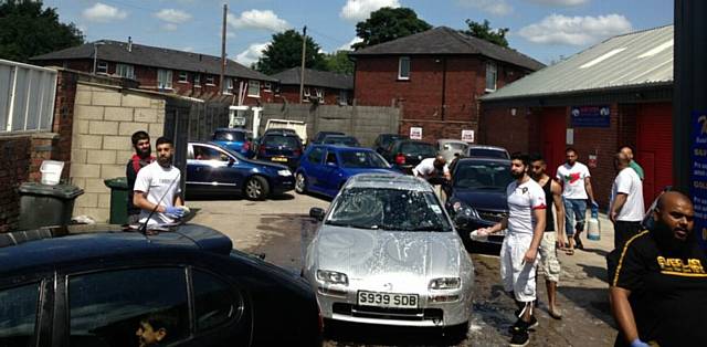 Charity car wash