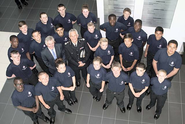 Passing out parade for GMP cadets
